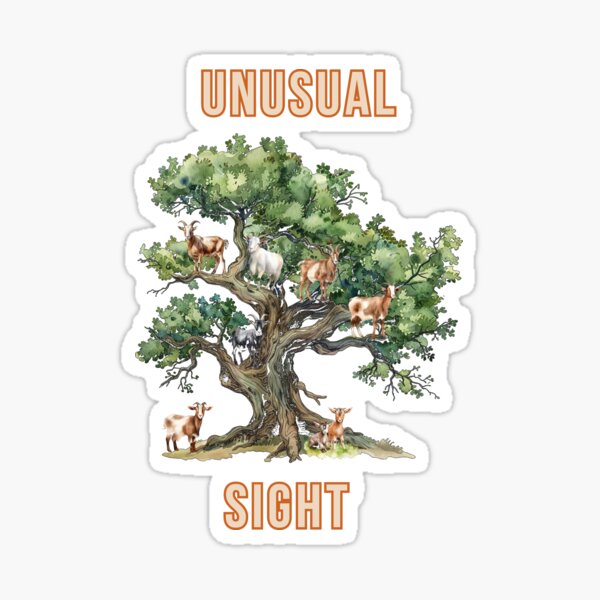 Item preview, Goat on tree designed and sold by Adrimaz.