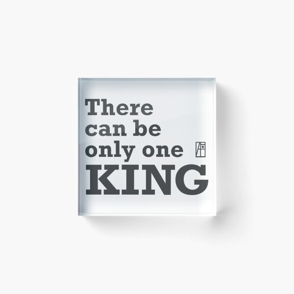 Item preview, GAME - POKER - TEXAS HOLDEM - There can be only one King- 5 designed and sold by ArtProjectShop.