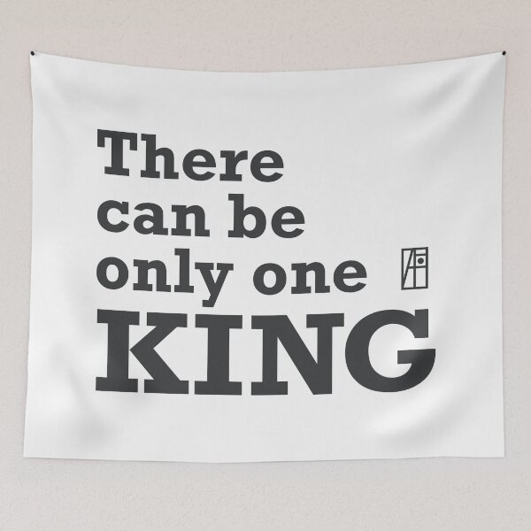 Item preview, GAME - POKER - TEXAS HOLDEM - There can be only one King- 5 designed and sold by ArtProjectShop.