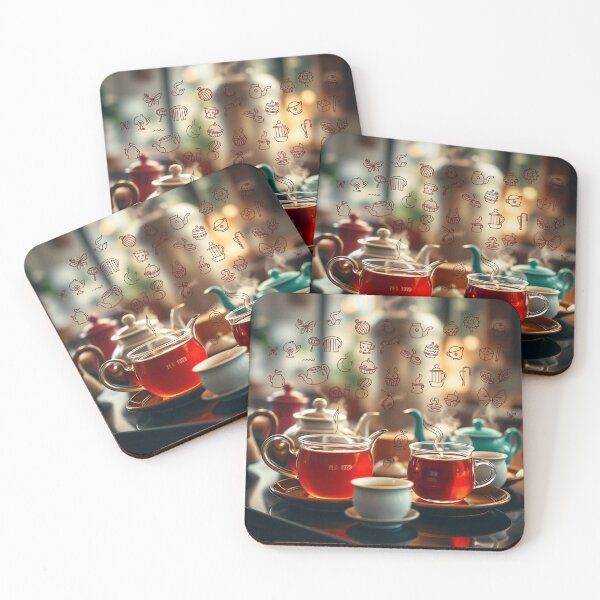 Item preview, "Doodle Tea Delight: Hand-Drawn Tea Culture Illustrations" designed and sold by hjian8219.
