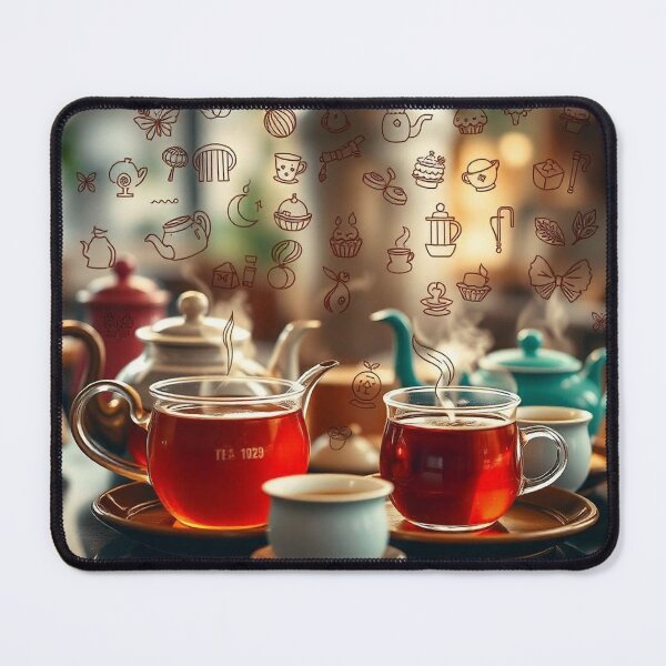 Item preview, "Doodle Tea Delight: Hand-Drawn Tea Culture Illustrations" designed and sold by hjian8219.