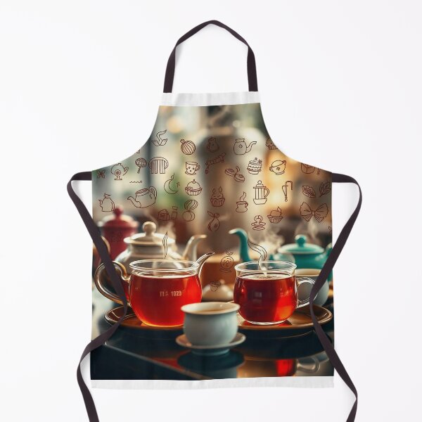 Item preview, "Doodle Tea Delight: Hand-Drawn Tea Culture Illustrations" designed and sold by hjian8219.
