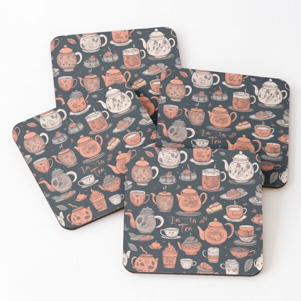 Item preview, "Doodle Tea Delight: Hand-Drawn Tea Culture Illustrations" designed and sold by hjian8219.
