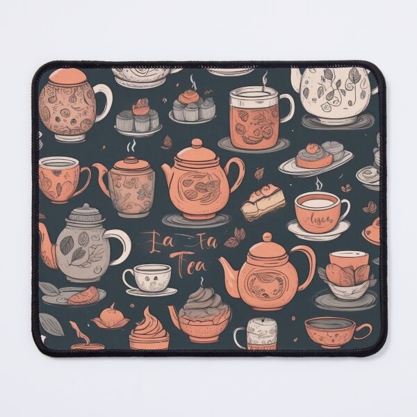 Item preview, "Doodle Tea Delight: Hand-Drawn Tea Culture Illustrations" designed and sold by hjian8219.