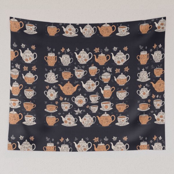 Item preview, "Doodle Tea Delight: Hand-Drawn Tea Culture Illustrations" designed and sold by hjian8219.