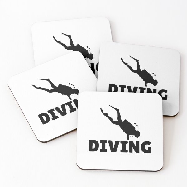 Item preview, DIVING (3) - BLACK designed and sold by ArtsyCity.