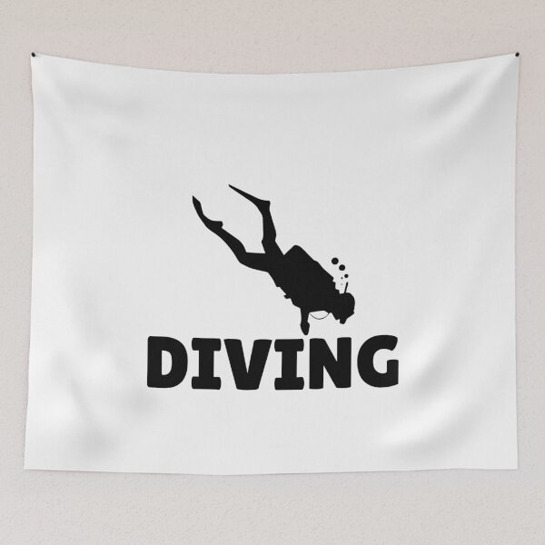 Item preview, DIVING (3) - BLACK designed and sold by ArtsyCity.