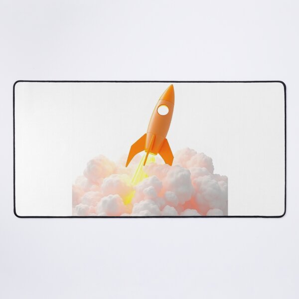 Item preview, "Rocket Launch to Success: 3D Growth and Achievement Illustration" designed and sold by hjian8219.