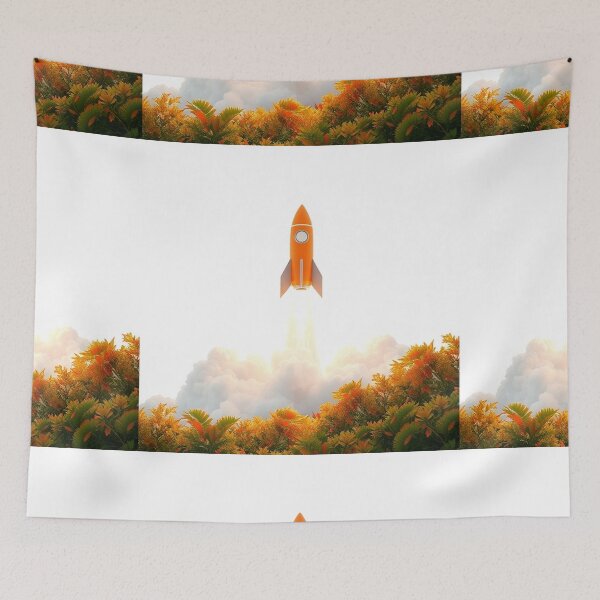 Item preview, "Rocket Launch to Success: 3D Growth and Achievement Illustration" designed and sold by hjian8219.