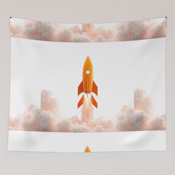 Item preview, "Rocket Launch to Success: 3D Growth and Achievement Illustration" designed and sold by hjian8219.
