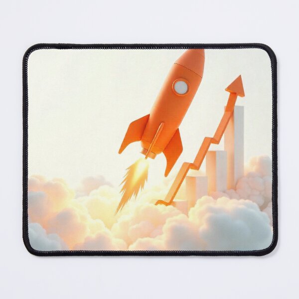 Item preview, "Rocket Launch to Success: 3D Growth and Achievement Illustration" designed and sold by hjian8219.