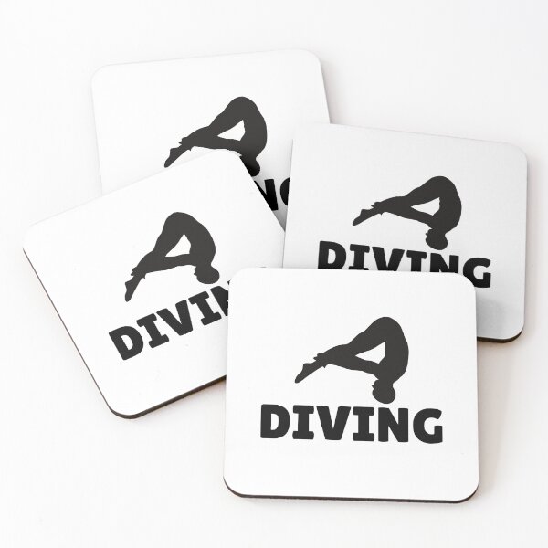 Item preview, DIVING (4) - BLACK designed and sold by ArtsyCity.