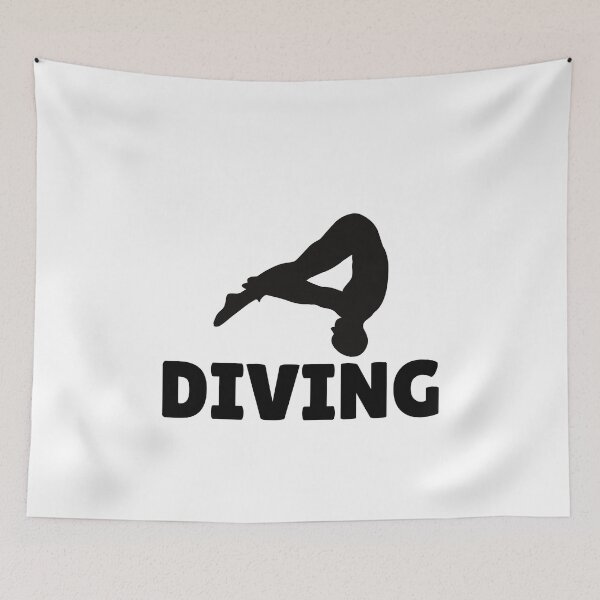 Item preview, DIVING (4) - BLACK designed and sold by ArtsyCity.