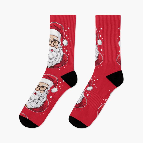 Item preview, Cartoon Illustration Design of Santa Claus in Red Suit and Hat designed and sold by HEMRO.