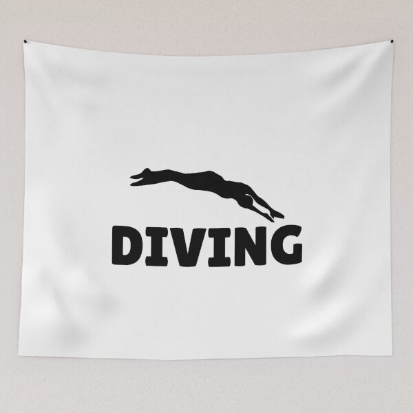 Item preview, DIVING (5) - BLACK designed and sold by ArtsyCity.