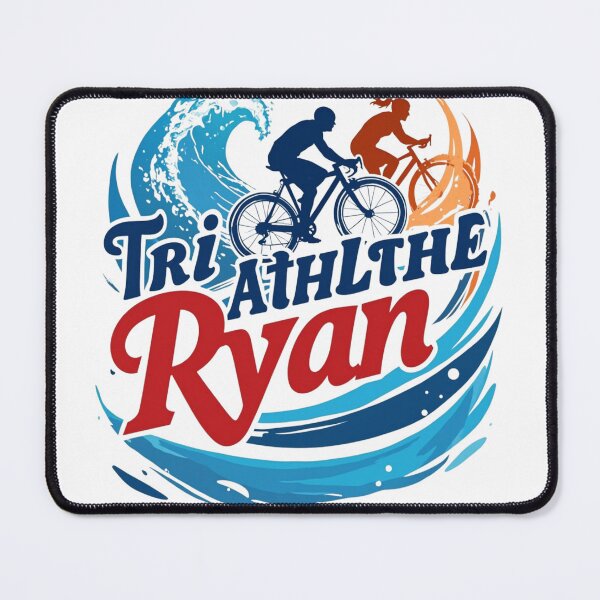 Item preview, Dynamic Triathlete Ryan - Swim, Bike, Run designed and sold by Triathlongram.