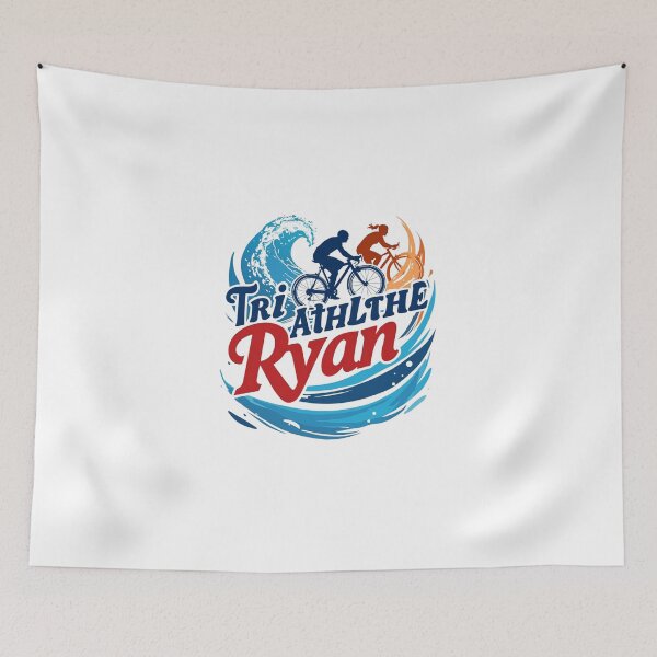 Item preview, Dynamic Triathlete Ryan - Swim, Bike, Run designed and sold by Triathlongram.
