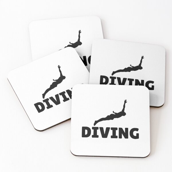 Item preview, DIVING (6) - BLACK designed and sold by ArtsyCity.