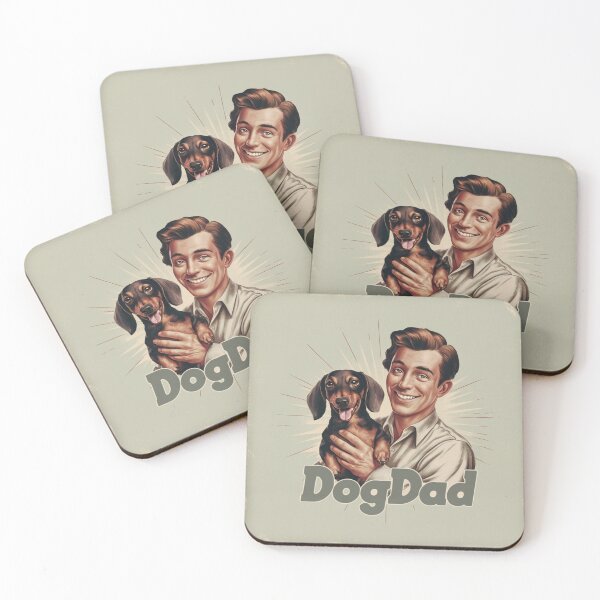 Item preview, Vintage Dog Dad Dachshund Sausage dog Wiener dog doxie Graphic designed and sold by OliviiaBee.