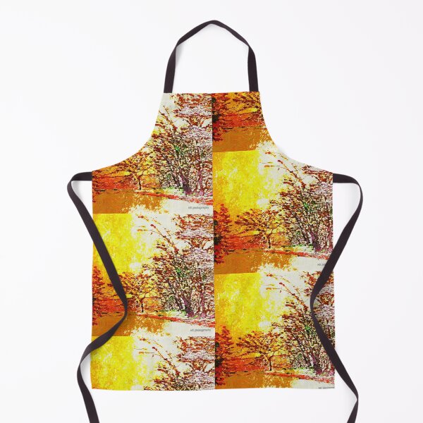 Item preview, Yellow glow abstract trees designed and sold by Nicholes  Dream Visions.