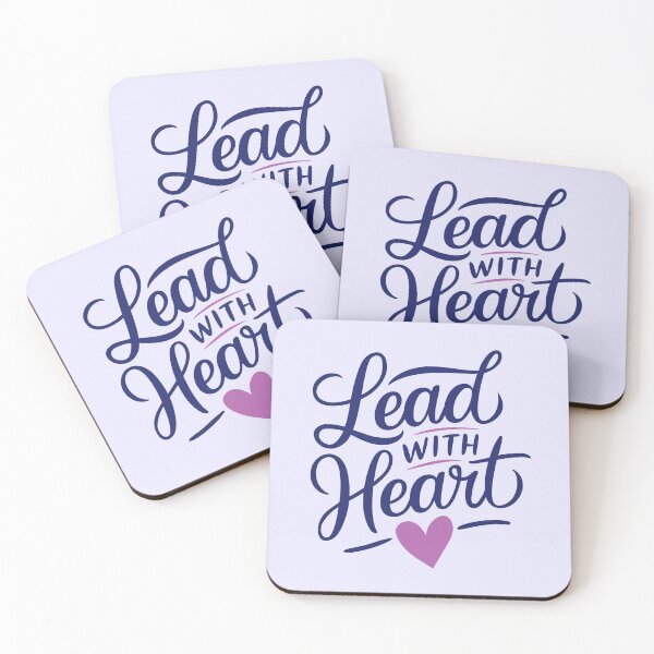 Item preview, Lead With Heart Inspirational Message designed and sold by serein32.