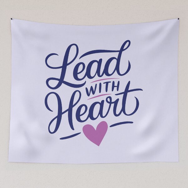 Item preview, Lead With Heart Inspirational Message designed and sold by serein32.