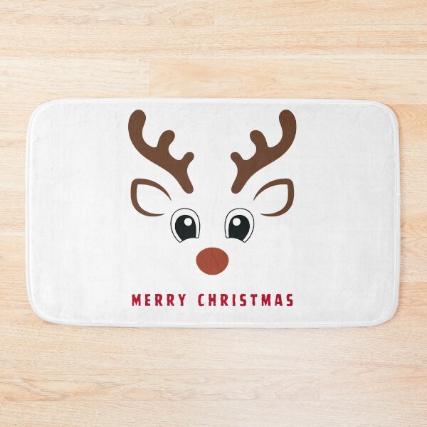 Item preview, Merry Christmas Bull Male Reindeer Cute Minimalist designed and sold by CherryPickedArt.