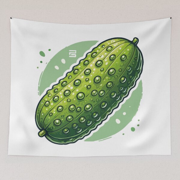 Item preview, cucumber designed and sold by PixelStyleShop.