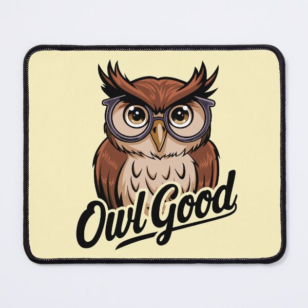 Item preview, Owl Good: Hipster Owl with Glasses designed and sold by serein32.