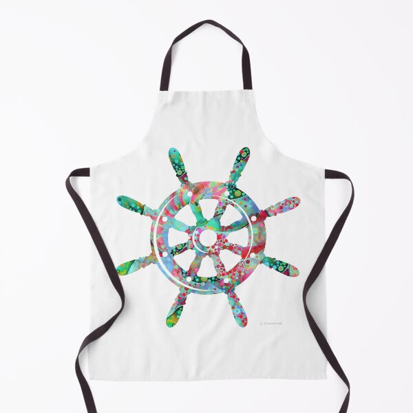 Item preview, Pure Enchantment Boat Steering Wheel Art designed and sold by Sharon Cummings Art.
