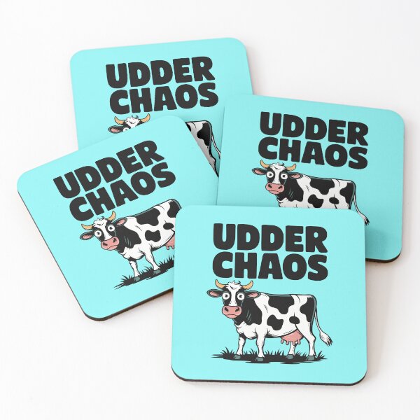 Item preview, Udder Chaos Cow Humor Delightful Farm designed and sold by serein32.