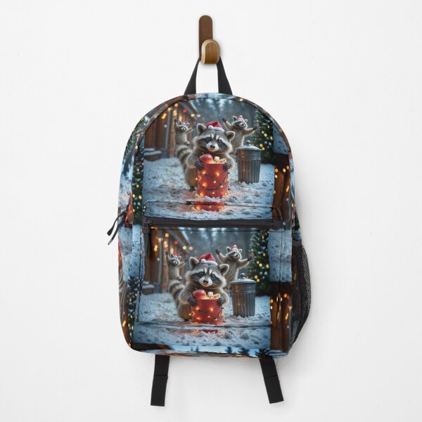 Item preview, Raccoon Christmas Card | Happy Raccoons designed and sold by TeeARTHY.