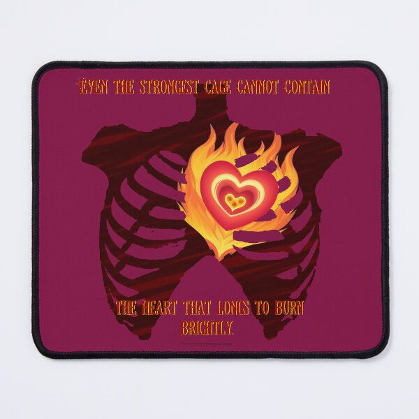 Item preview, CAGED HEART designed and sold by WILDCARD WARES.