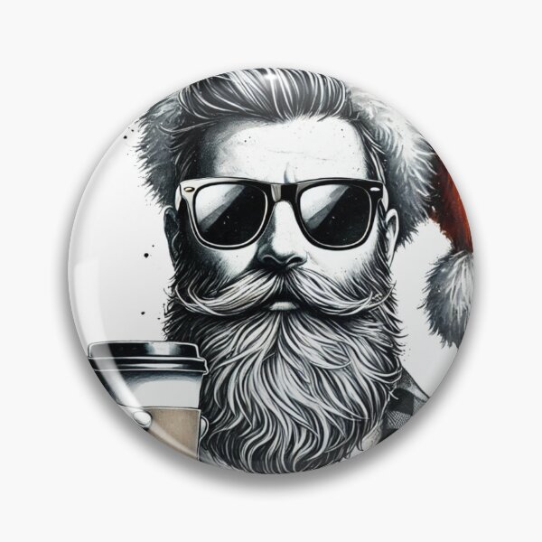 Item preview, Santa Hipster designed and sold by MundoDISARE.