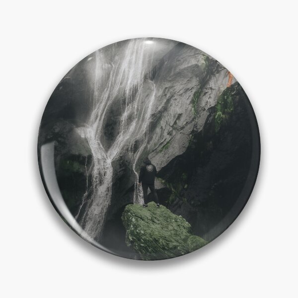 Item preview, Powerscourt Waterfall in Deep Greens   designed and sold by EdgarInFocus.