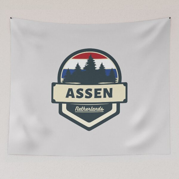 Item preview, Insignia retro vintage de Assen, Países Bajos designed and sold by World Designs.