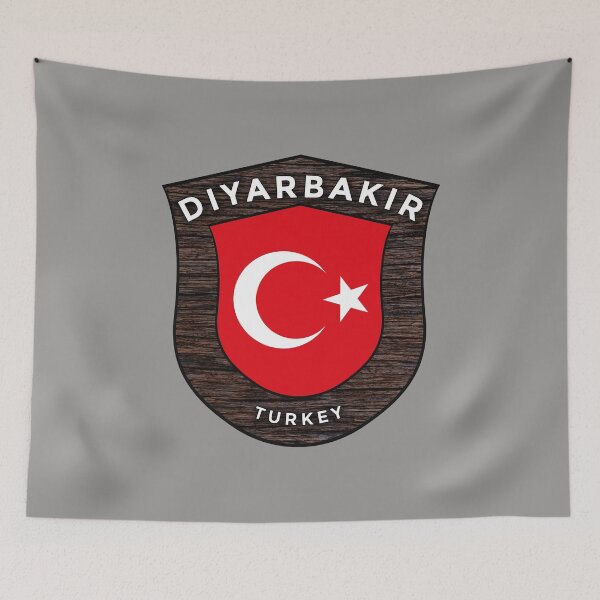 Item preview, Diyarbakir Turkey Emblem Flag designed and sold by World Designs.