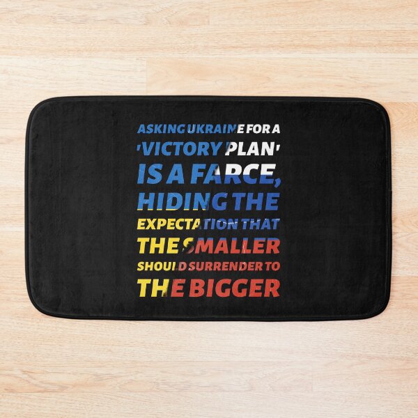 Item preview, Asking Ukraine for a 'victory plan' is a farce, hiding the expectation that the smaller should surrender to the bigger designed and sold by cabana.space.