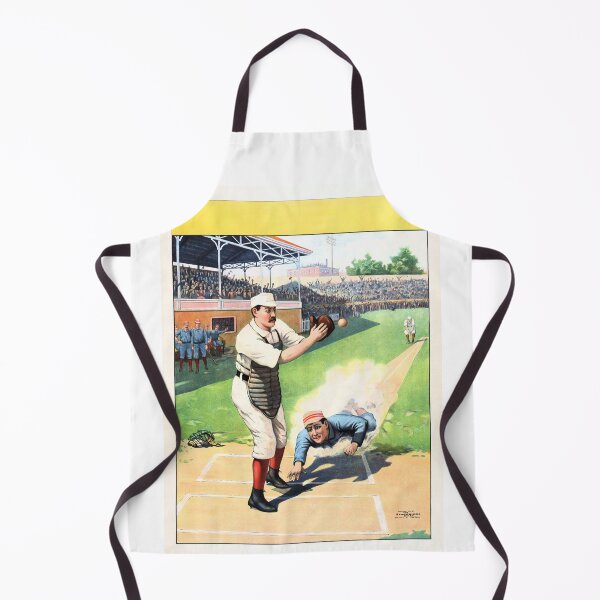 Item preview, 1897 - Baseball - Cincinnati - New York - The Strobridge Lithograph Co | Players Catcher - Batter / Runner - 3rd Baseman | Full Litho - W2411 designed and sold by WheelieGdArt.