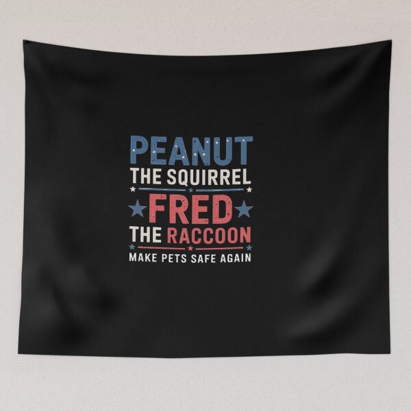 Item preview, Peanut the Squirrel & Fred the Raccoon Make Pets Safe Again designed and sold by love3617.