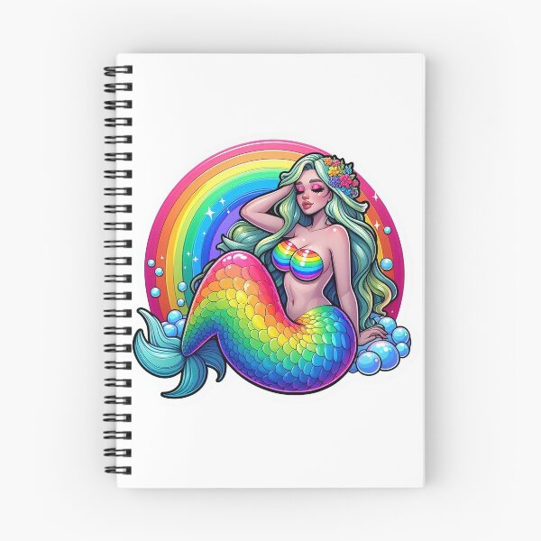 Item preview, Beautiful Rainbow Mermaid designed and sold by parag2k.