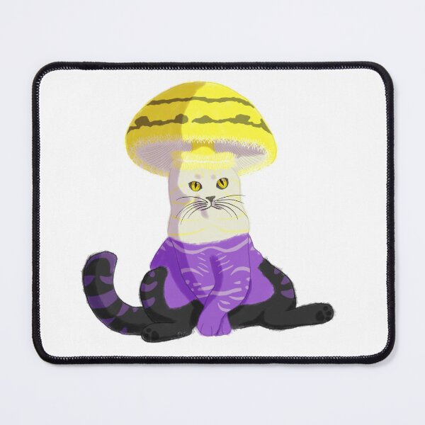 Item preview, Nonbinary Pride Catshroom designed and sold by OrioArtist.