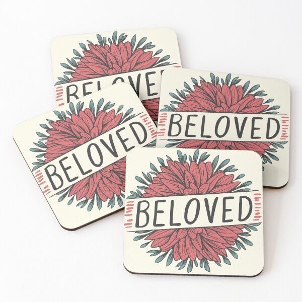 Item preview, "Beloved Floral Art" Hand-Drawn Flower and Lettering Design designed and sold by serein32.