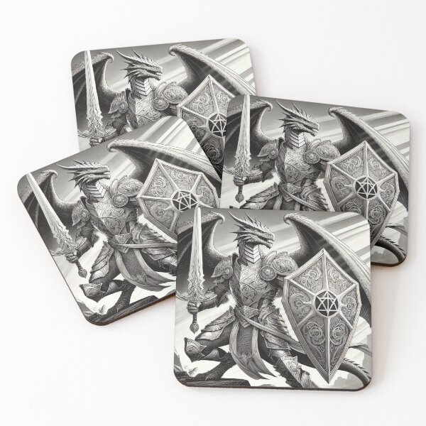 Item preview, Silver Dragonborn Paladin designed and sold by Johnny MeatShield.