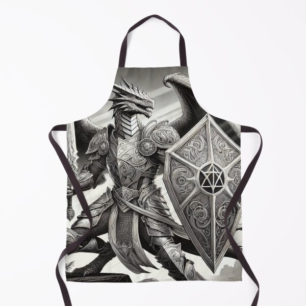 Item preview, Silver Dragonborn Paladin designed and sold by Johnny MeatShield.