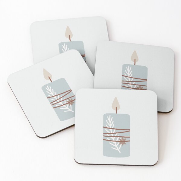 Item preview, Cute neutral Christmas candle designed and sold by AlesyaC.