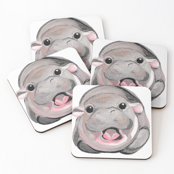 Item preview, Happy Hippo designed and sold by JBelaievArt.