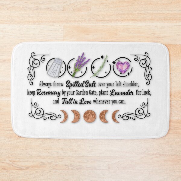 Item preview, Always Throw Salt, Rosemary, Lavender, and Love, AlaskaMagick designed and sold by Alaska Magick.