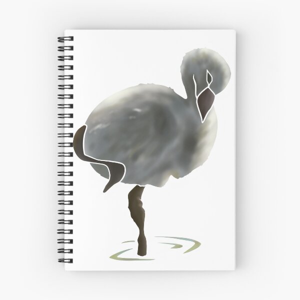 Item preview, Sleeping Flamingo Chick designed and sold by A-inProgress.