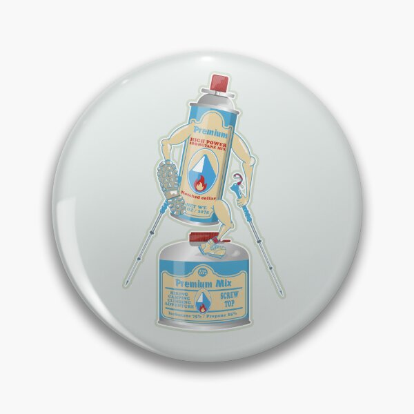 Item preview, Hiking Funny Trekking poles and gas canister designed and sold by piedaydesigns.